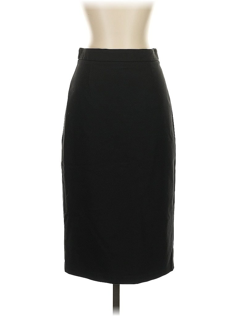 Pre-owned Zara Basic Formal Skirt In Black