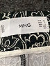 MNG Print Black Casual Pants Size 6 - photo 4