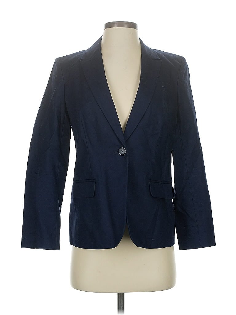 Pre-owned J.crew Factory Store Blazer Jacket In Blue