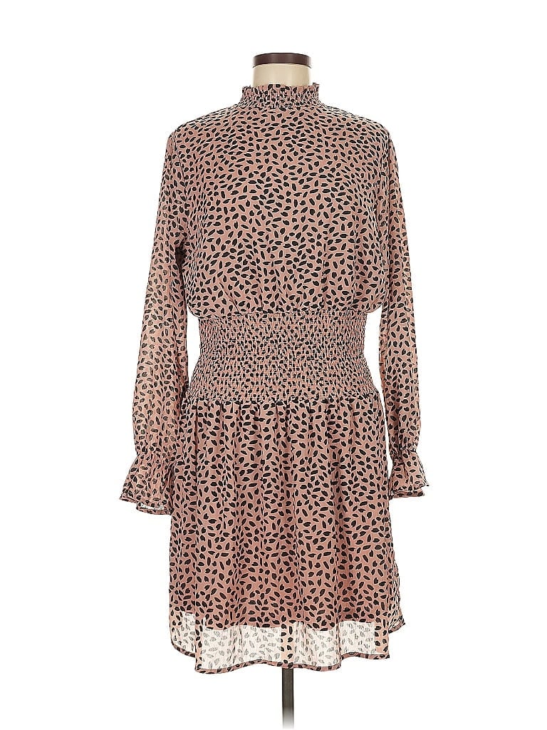 Pre-owned She + Sky Casual Dress In Brown