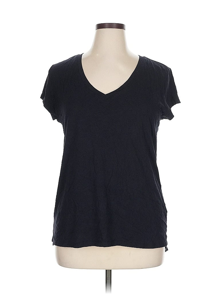 Pre-owned A.n.a. A New Approach Short Sleeve T-shirt In Black