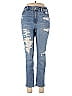 American Eagle Outfitters Hearts Blue Jeans Size 4 - photo 1
