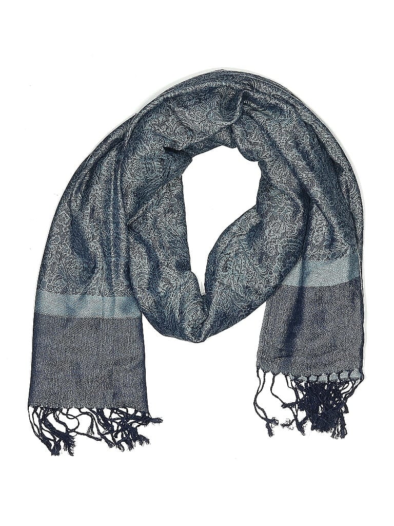 Pre-owned Unbranded Scarf In Blue
