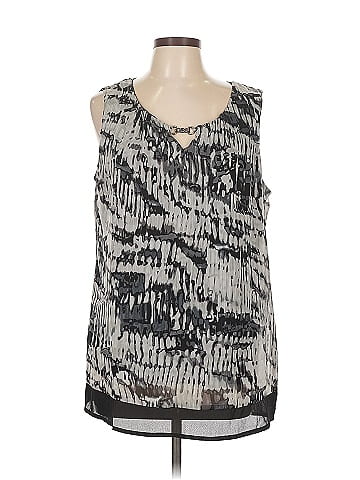 Roz & Ali Sleeveless Blouse (view 1)