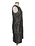 J. McLaughlin Metallic Gray Cocktail Dress Size 8 - photo 4