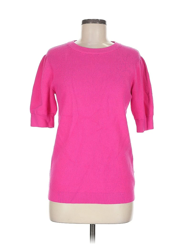 Pre-owned Unbranded 3/4 Sleeve T-shirt In Pink