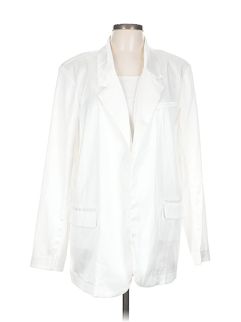 Pre-owned Bb Dakota By Steve Madden Blazer Jacket In White