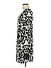 Leifnotes 100% Polyester Print Black Casual Dress Size 6 - photo 5