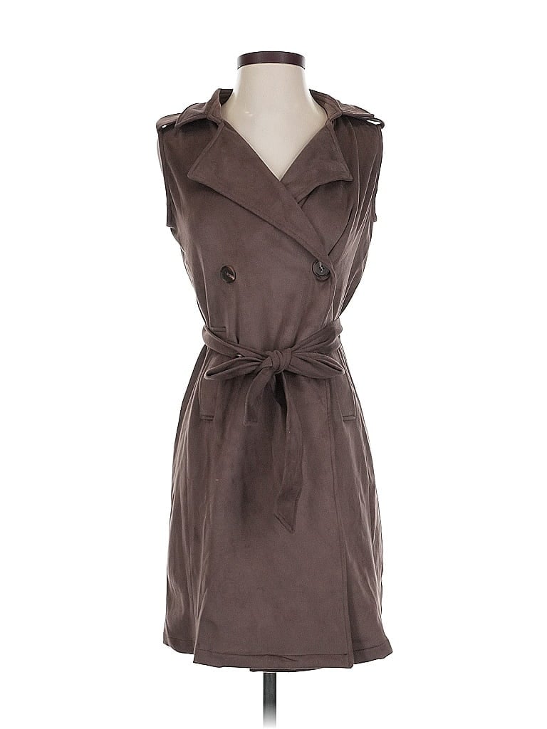 Pre-owned Sincerely Jules Trenchcoat In Brown