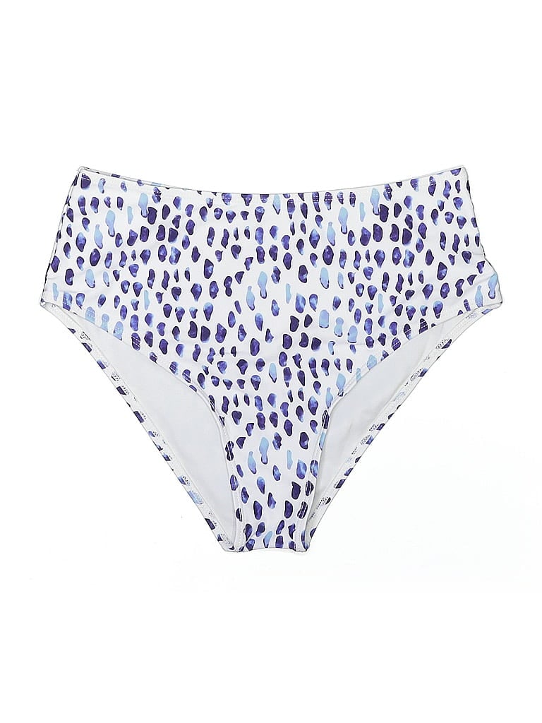 Pre-owned Shein Swimsuit Bottoms In Blue