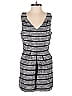 BCBGeneration Stripes Gray Romper Size 2 - photo 1