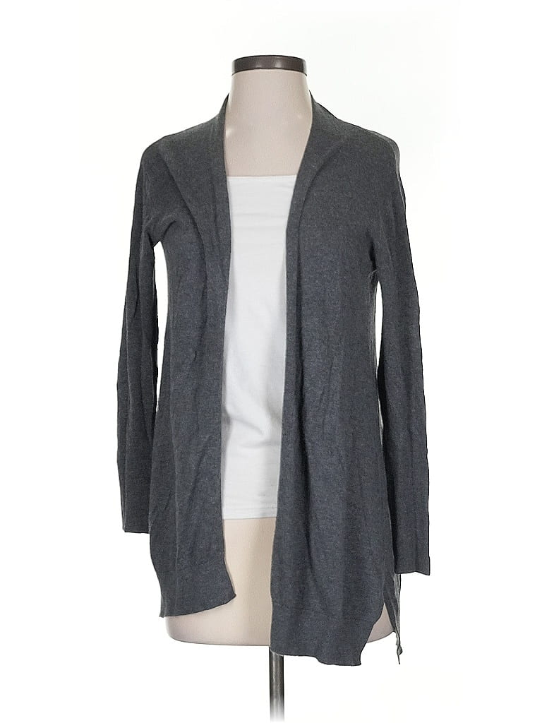 Pre-owned Pull & Bear Cardigan Sweater In Gray