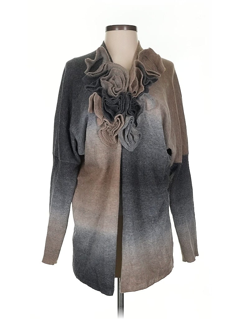 Pre-owned Tempo Paris Cardigan Sweater In Gray