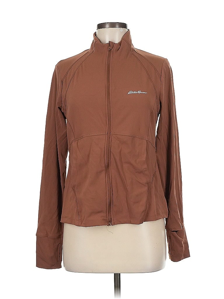 Pre-owned Eddie Bauer Long Sleeve T-shirt In Brown