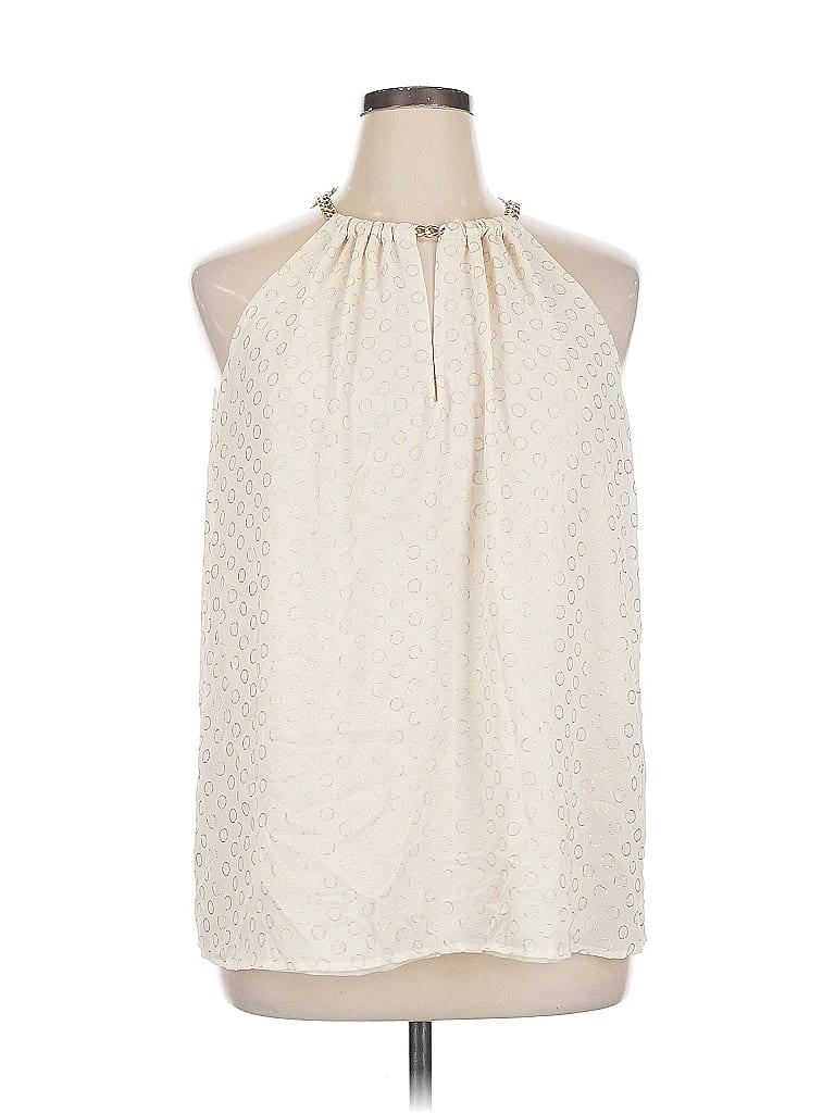 Pre-owned Michael Michael Kors Sleeveless Blouse In White