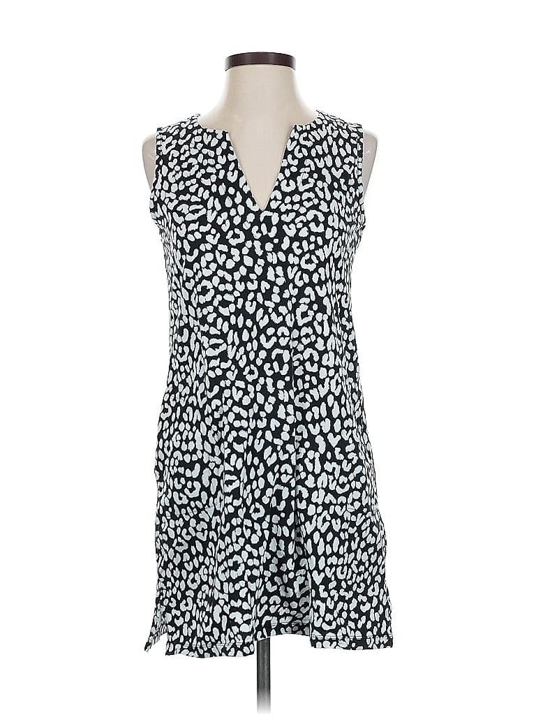 Pre-owned Lands' End Casual Dress In Gray