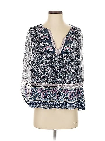Joie 3/4 Sleeve Silk Top (view 1)