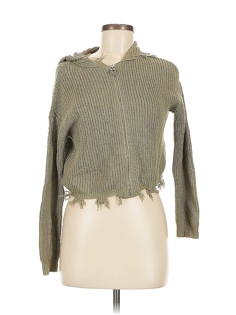 LOVE ELLIE Pre-owned Cardigan Sweater In Green