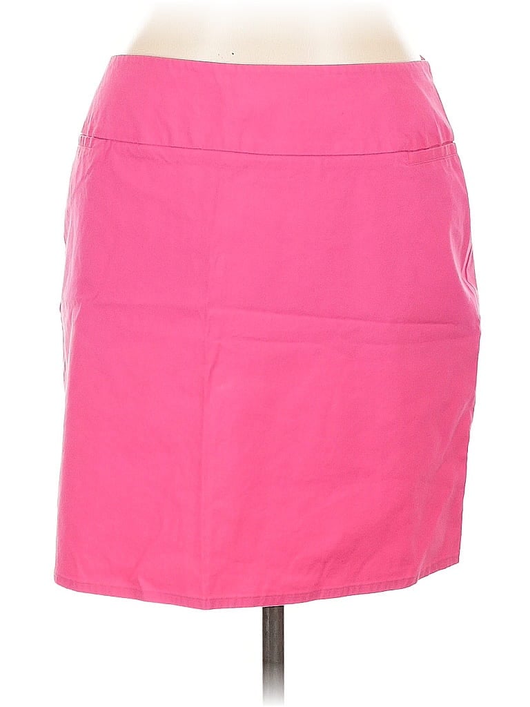 Pre-owned New York And Company Casual Skirt In Pink