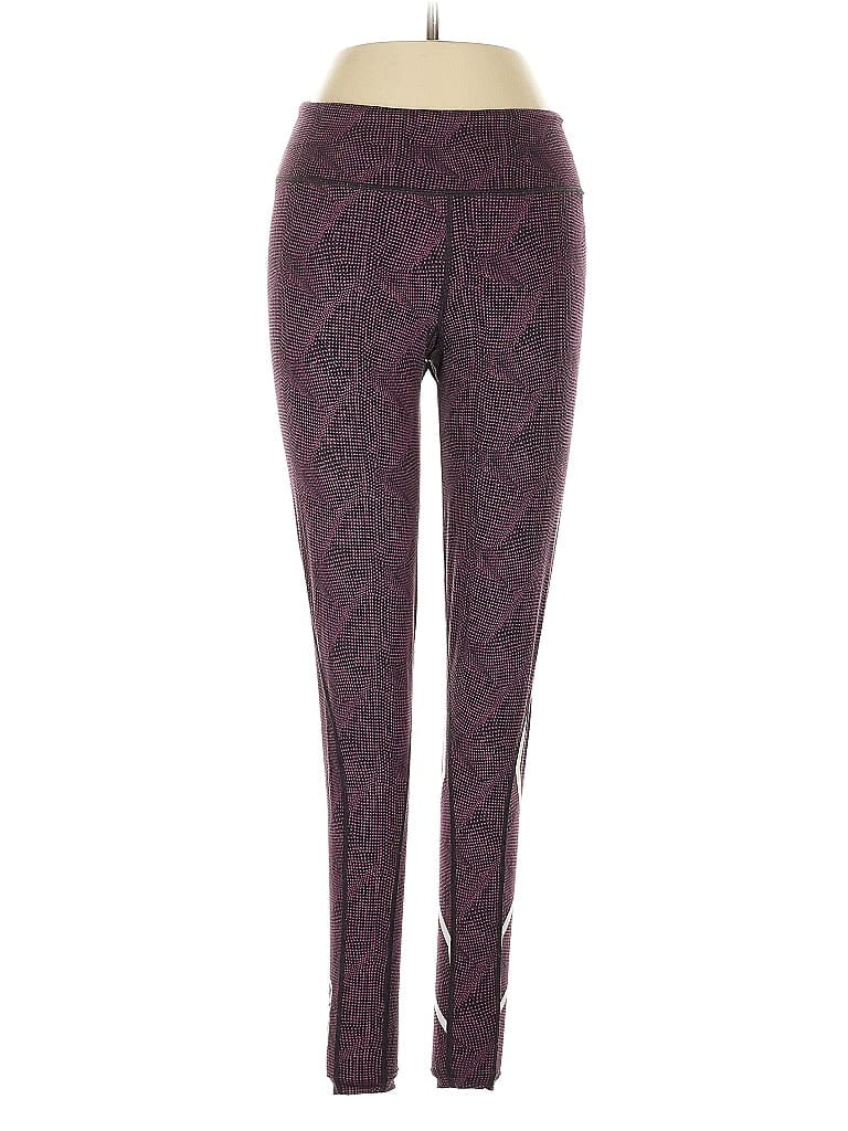 Pre-owned 2xu Active Pants In Purple