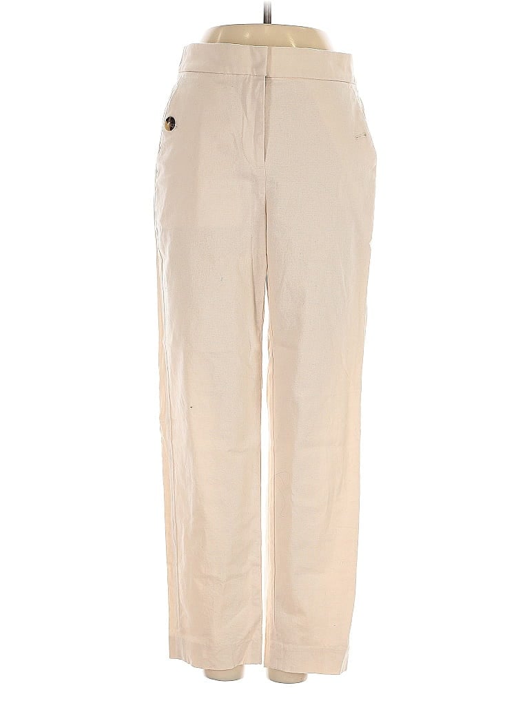 J.CREW FACTORY STORE Pre-owned Linen Pants In White