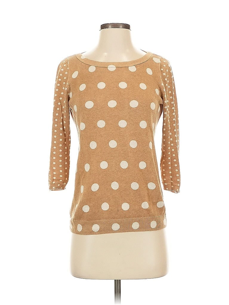 Pre-owned J.crew Factory Store Pullover Sweater In Brown