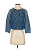 Gryphon New York Animal Print Blue Jacket Size XS - photo 1