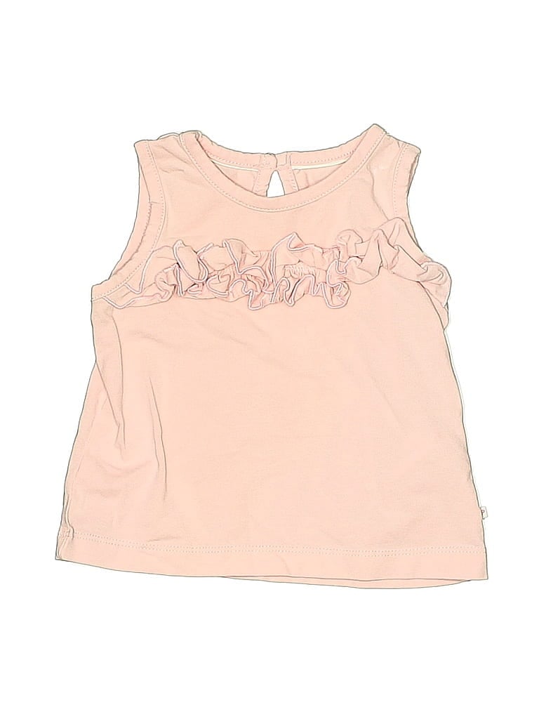 Pre-owned Ruffle Butts Babies' Sleeveless T-shirt In Pink