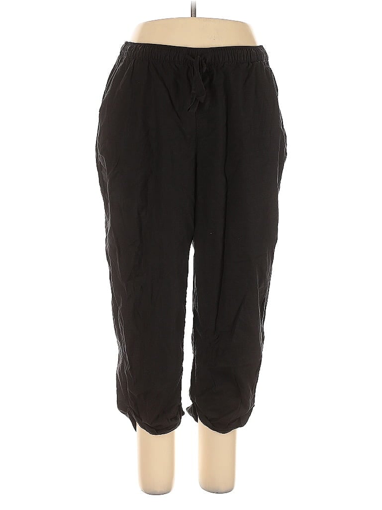 Pre-owned Lane Bryant Casual Pants In Black