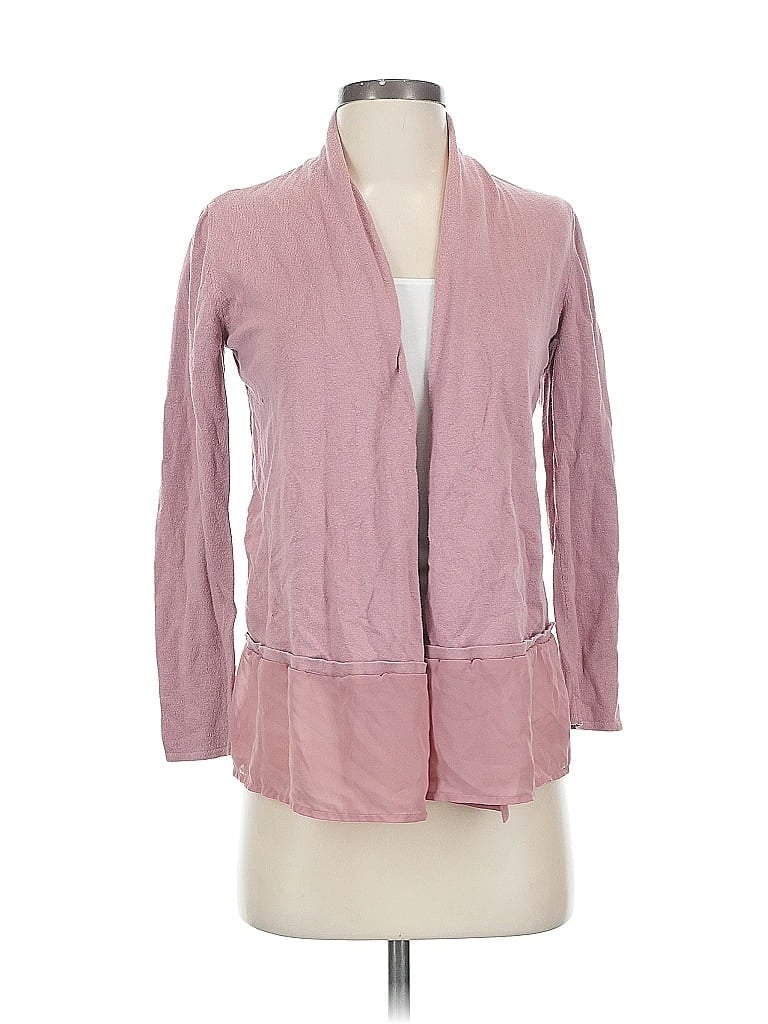 Pre-owned Ann Taylor Loft Outlet Cardigan Sweater In Pink
