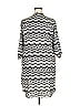 Mossimo 100% Polyester Chevron-herringbone Gray Casual Dress Size XXL - photo 2