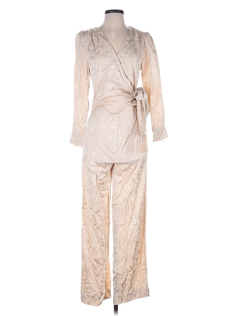 Pre-owned Simkhai Jumpsuit In Silver