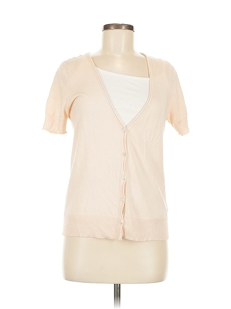 Pre-owned J.crew Factory Store Cardigan Sweater In White