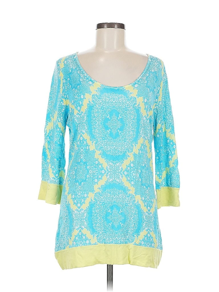 Pre-owned Soft Surroundings Cardigan Sweater In Blue