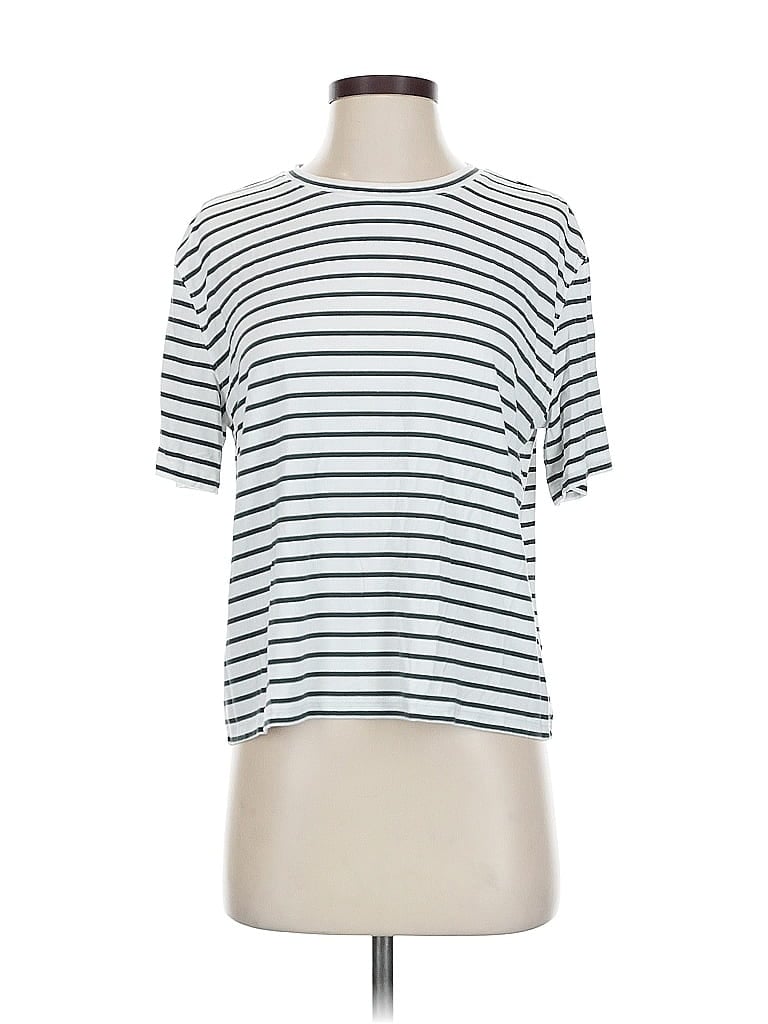 Pre-owned Lou & Grey Short Sleeve T-shirt In White