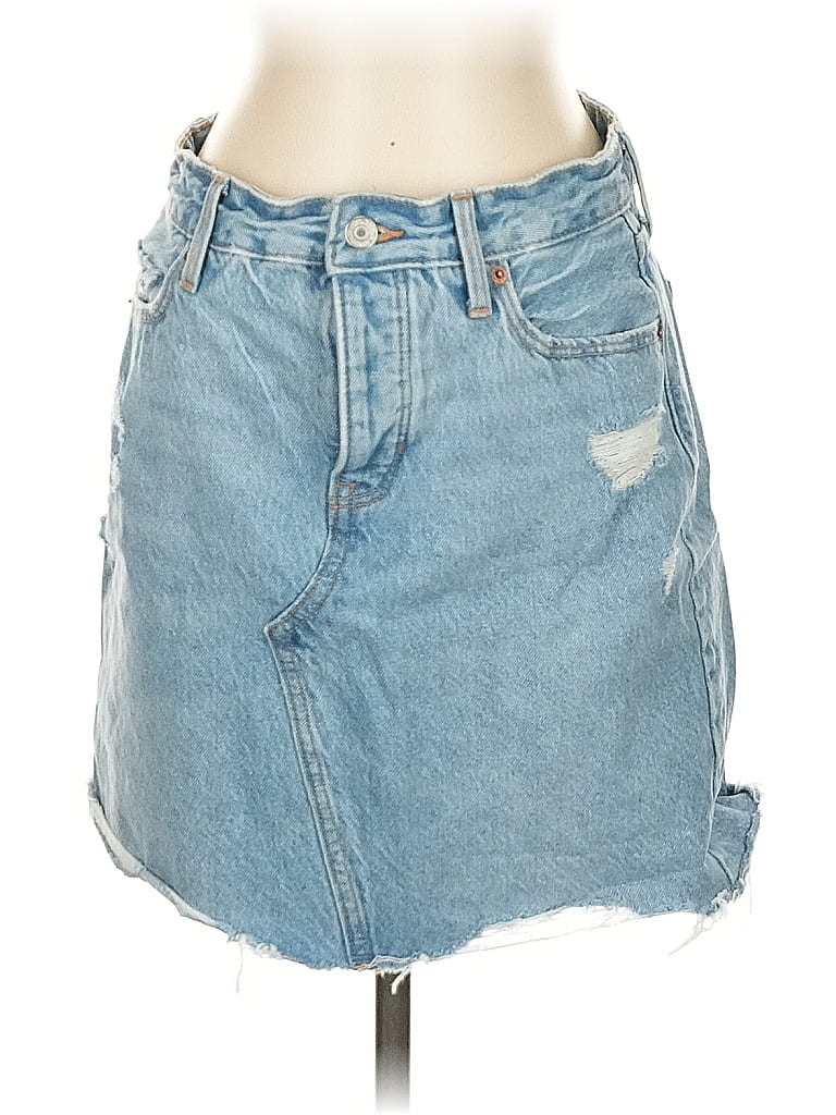 Pre-owned Old Navy Denim Skirt In Blue