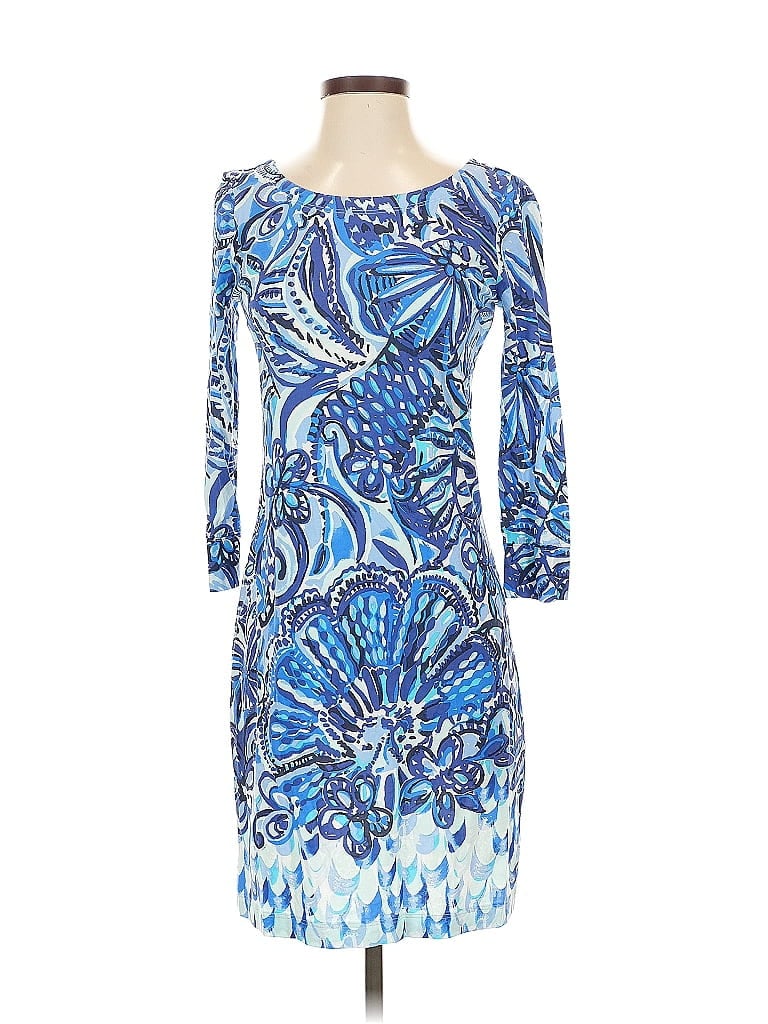 Click to view more detailed imagery on our partner's website Pre-owned Lilly Pulitzer Cocktail Dress In Blue