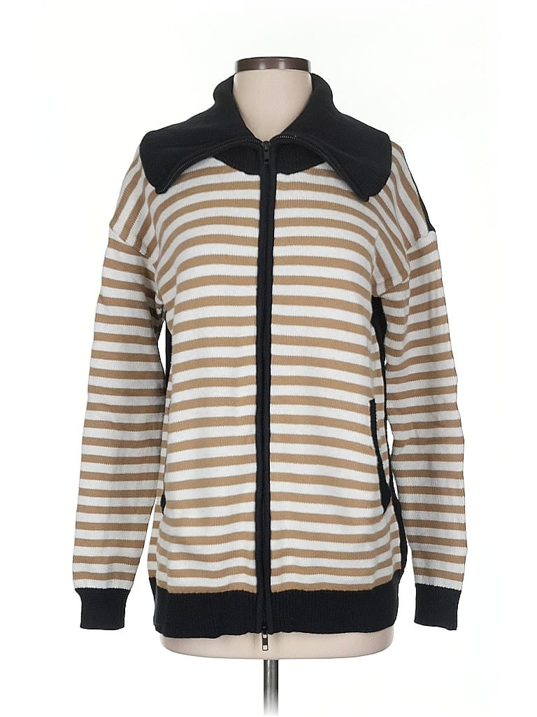 Pre-owned Cabi Cardigan Sweater In Brown