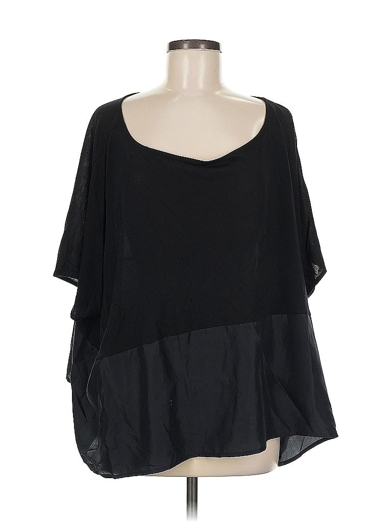 UNBRANDED Pre-owned Short Sleeve Blouse In Black