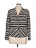 Gerry Weber Chevron-herringbone Gray Black Blazer Size XL (estimated) - photo 1