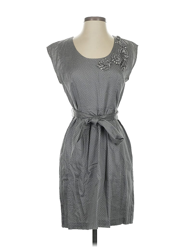 Pre-owned Ann Taylor Loft Outlet Cocktail Dress In Gray