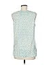 Crosby 100% Polyester Teal Sleeveless Blouse Size M - photo 2