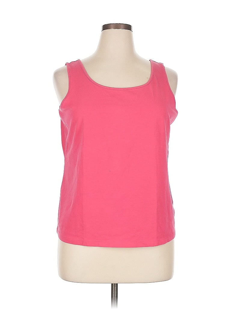 Pre-owned Talbots Outlet Tank Top Pink Halter Neckline Tops