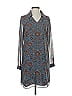 CAbi 100% Polyester Paisley Blue Casual Dress Size XS - photo 1