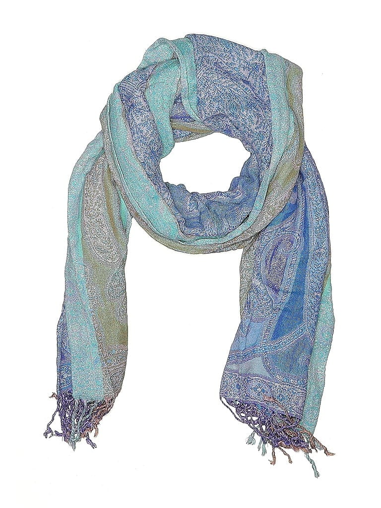 Click to view more detailed imagery on our partner's website Pre-owned Collection 18 Scarf In Blue
