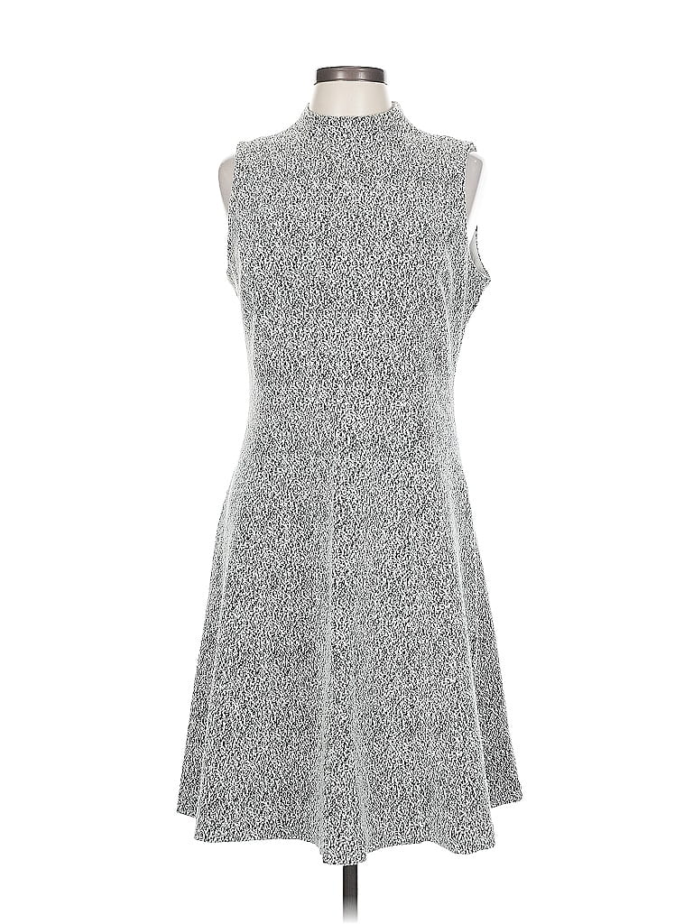 Pre-owned J. Mclaughlin Casual Dress In Gray