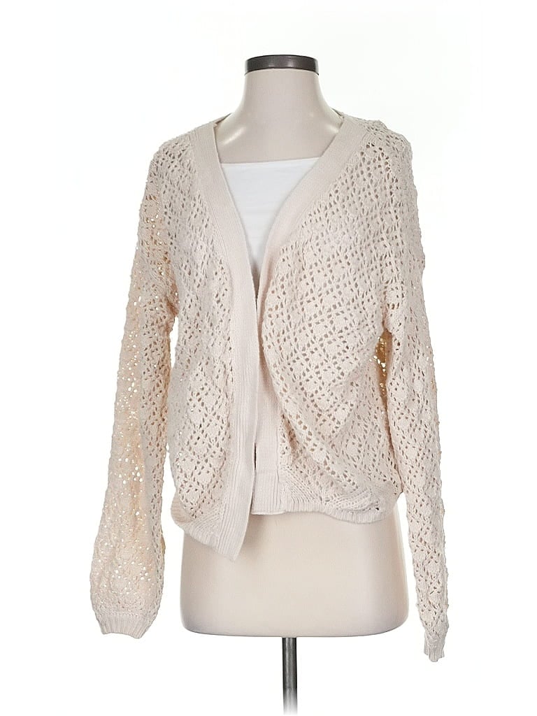 JESSICA SIMPSON Pre-owned Cardigan Sweater In White
