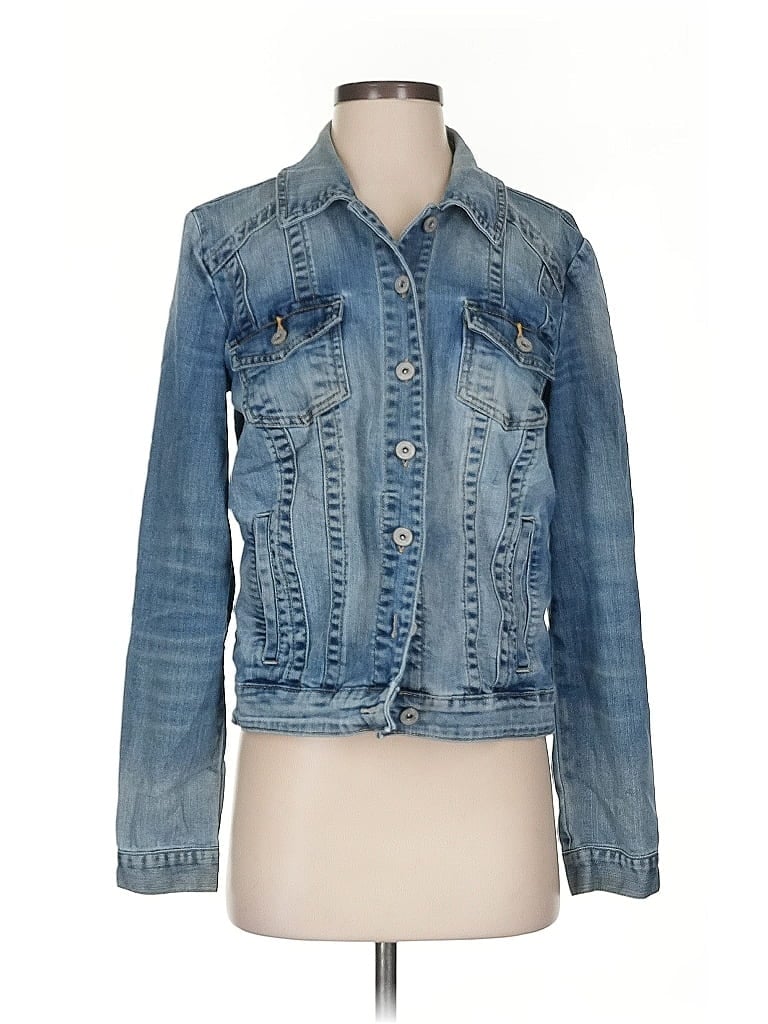 Pre-owned Inc International Concepts Denim Jacket In Blue