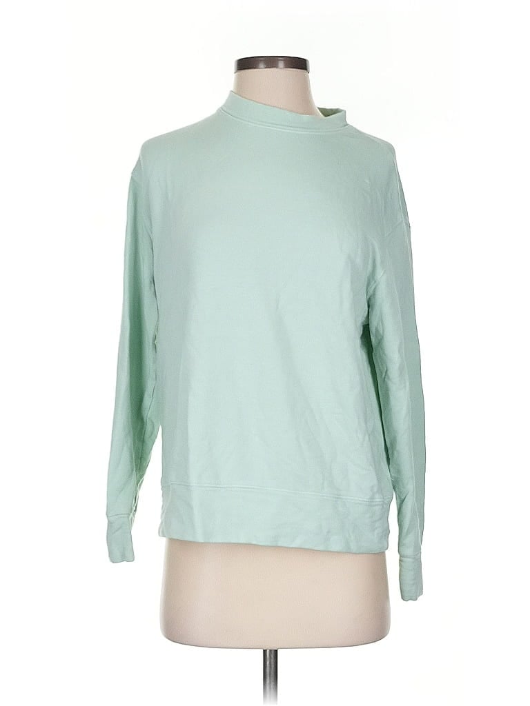 Pre-owned Monrow Sweatshirt In Green