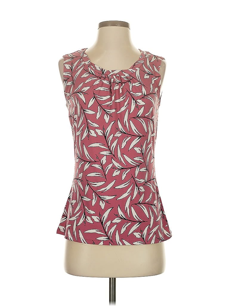 Pre-owned Ann Taylor Factory Tank Top Burgundy Tops